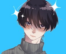 淡く透明感がある男の子のSNS用アイコンを描きます イメージ1