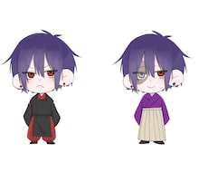 ミニキャラの立ち絵アイコン描きます イメージ1