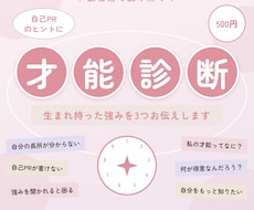 生年月日から才能と強みを3つ数秘術でお伝えします イメージ1
