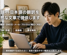 英語翻訳を丁寧・迅速に対応しますます イメージ1