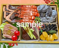 リアルな食べ物イラスト描きます サンプルのようなリアルなお弁当や食べ物商品お描きします！