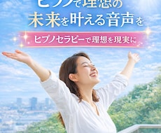 ヒプノセラピーであなたの未来の実現をサポートします 理想の未来をか叶えるオーダーメイドの音声を朗読してお届け