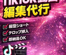 short動画、リール、tiktok編集ます イメージ1