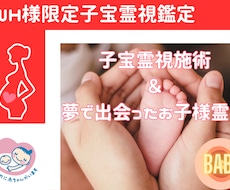 WH様限定子宝霊視鑑定　夢＋子宝祈願施術行います 夢で見たお子様との関係＋子宝妊活祈願施術を行います。
