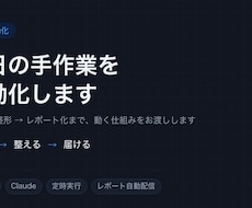 小さな定型作業をひとつ自動化します イメージ1