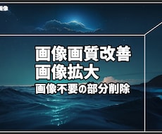 写真をリタッチします 写真に不要の部分を削除、写真拡大