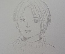 ハガキサイズで似顔絵描きます。ます イメージ1