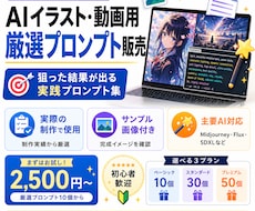 実務で使える！AI画像生成プロンプト厳選＋作ります 【10個セット＋画像付き！】複数ツール対応/納品後の質問対応