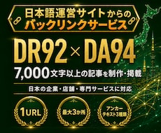 日本語【自社運営】高指標サイトから被リンク貼ります 【DR92×DA94】7,000文字以上で貴サイトを紹介！