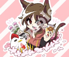 SNS用アイコンイラストを作成します イメージ1