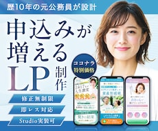 元公務員が集客・売上アップに繋がるLPを作成します イメージ1