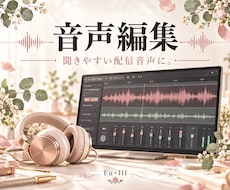ポッドキャストの音声を整えます イメージ1