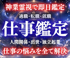 神業霊視で仕事運鑑定｜即日1万字鑑定します イメージ1