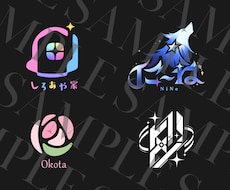 Vtuber向けオリジナルロゴを制作します イメージ1