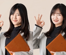 人物の顔を入れ替えます 再度、撮影ができない場合等、ご相談ください。