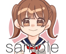 アイコン向きデフォルメキャラ描きます イメージ1
