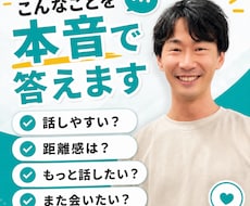 初対面15分、あなたの第一印象を本音でお伝えします イメージ1