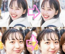 好みのお顔に加工します イメージ1