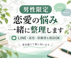 男性限定｜恋愛の悩みを整理します イメージ1