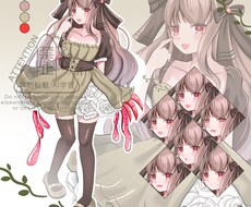 キャラクターデザイン・立ち絵制作します イメージ1