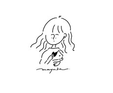 商用OK！ポップな線画イラスト描きます SNSのアイコン、名刺や印刷物の挿絵にも◎