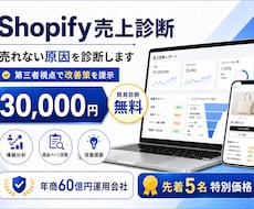 Shopify専門｜売れない原因を診断します イメージ1