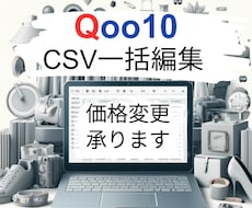 Qoo10の一括価格変更やCSV編集等を承ります Qoo10専用CSV一括編集サービス、ここに誕生！