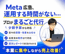 少額予算からMeta広告で売上を伸ばします 月50万未満のアカウント限定！初期画像3枚付きで丸投げOK