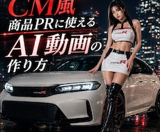 CM風★商品PRに使えるAI動画の作り方教えます どのAIを使えばいい？ツール選びから丁寧にお伝えします