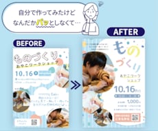 チラシのデザインを改善・リニューアルします イメージ1