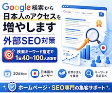 Google検索から日本人アクセスを増やします イメージ1