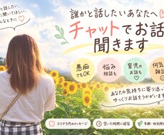 チャットで【30分】みっちりお話し相手になります イメージ1