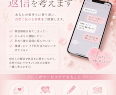 復縁LINEの返信を考えます 復縁したい気持ちに寄り添い、自然な返信をご提案します