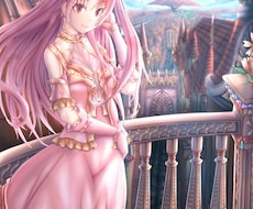 背景込みのイラスト ラノベなどの挿し絵等作成します イメージ1