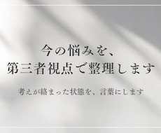 今の悩み、本当の論点を整理します イメージ1