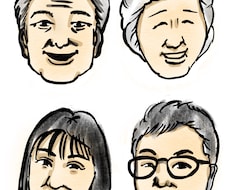 ゆるい似顔絵アイコン作成します イメージ1