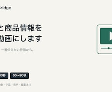 商品写真から商品紹介動画を制作します イメージ1
