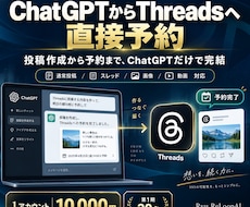 ChatGPTからThreadsへ直接予約します イメージ1