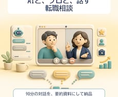 AI×キャリコンが転職相談をまとめて納品します イメージ1