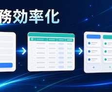 定型作業を減らす小さな業務ツールを作ります イメージ1
