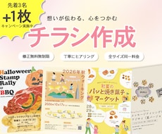 1枚無料！集客につながるチラシを作成します イメージ1