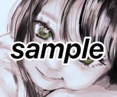 ご依頼頂いたお顔をリアル調のデフォルメで描きます イメージ1