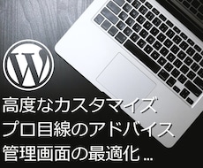 WordPressの高度なカスタマイズ承ります テーマに縛られない自由なカスタマイズ可