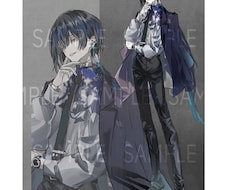 TRPG、ゲームにお使い頂ける全身立ち絵描きます