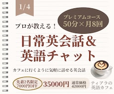 初心者OK｜50分×月８回の英会話ができます イメージ1