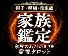 家族・親子・義父母・嫁姑・子供のわだかまりを視ます イメージ1