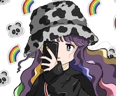 ゆるふわ可愛いイラスト 理想の女の子描きます イメージ1