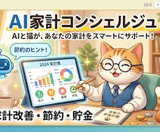 FP監修！AIがあなたの家計を改善提案します AI家計コンシェルジュサービスを提供します。