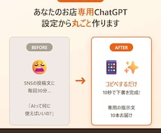 あなたのお店専用ChatGPT丸ごと作ります イメージ1