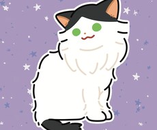 あなただけのオリジナルかわいい猫イラストを描きます イメージ1